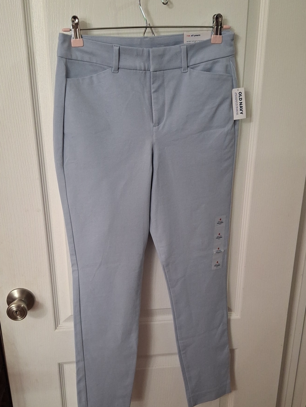 Old Navy Light Blue Pixie Skinny Pants NWT Size 4